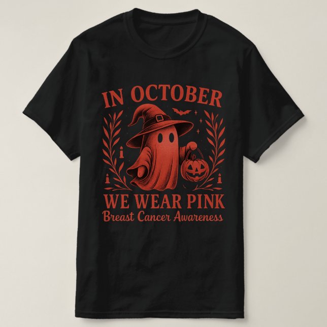 T-shirt Octobre Pink Ghost Tee (Design devant)