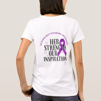 T-shirt Octobre Sensibilisation au syndrome de Rett (Sa fo