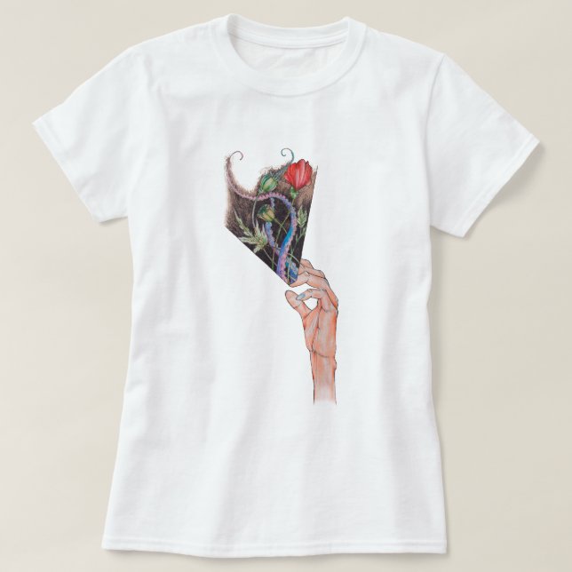 T-shirt Octohand, Octopus Main (Design devant)