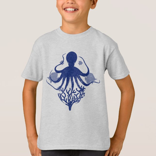 T-shirt octopus (Devant)