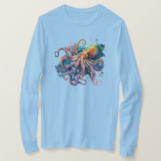 T-shirt Octopus aquarelle