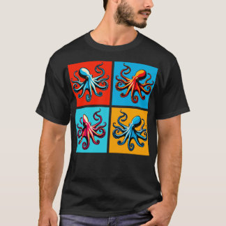 T-shirt Octopus Art tendance Marine Life