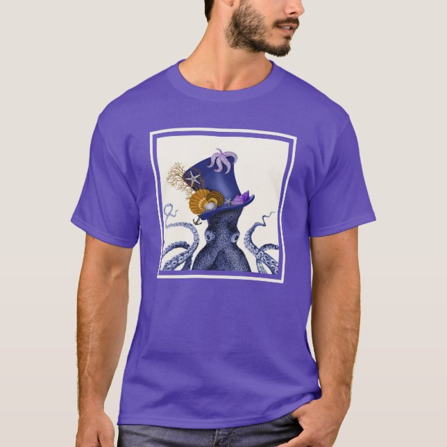 T-shirt Octopus avec Casquette nautique (Devant)