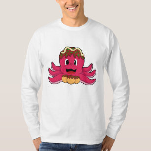 T-shirt Octopus avec gâteau