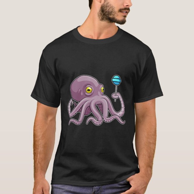 T-shirt Octopus avec Lollipop (Devant)