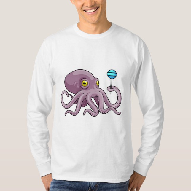 T-shirt Octopus avec Lollipop (Devant)