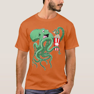 T-shirt Octopus avec Popcorn