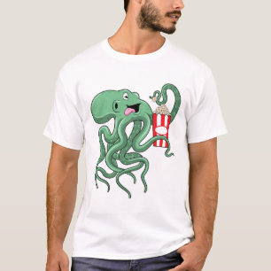 T-shirt Octopus avec Popcorn