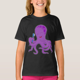 T-shirt Octopus Brosse dents Brosse à dents