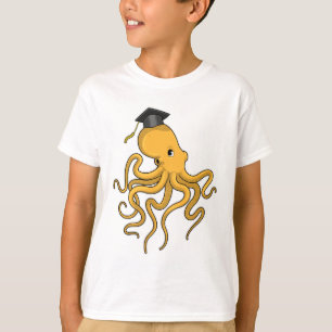T-shirt Octopus comme étudiant avec diplôme