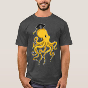T-shirt Octopus comme étudiant avec diplôme