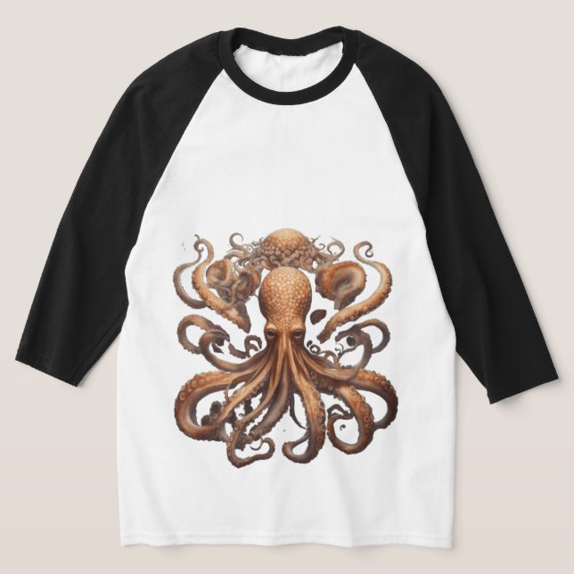T-shirt Octopus dans l'explorateur de la mer profo (Poser)