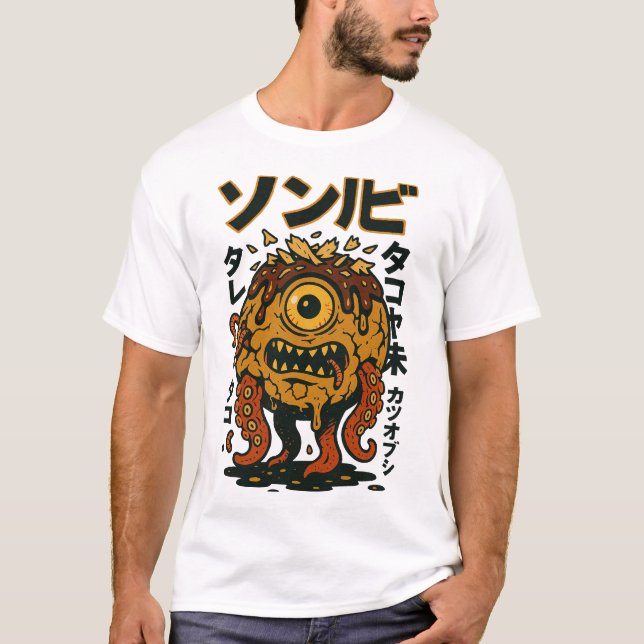 T-shirt Octopus de Cyclope Zombie - Tentacle H de Monstre  (Devant)