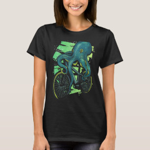 T-shirt Octopus équitation vélo mer Créature pour la plong