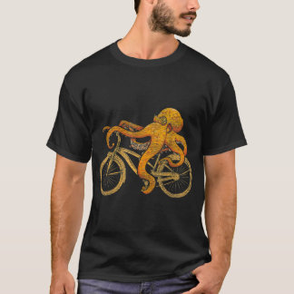 T-shirt Octopus équitation vélo Octopus