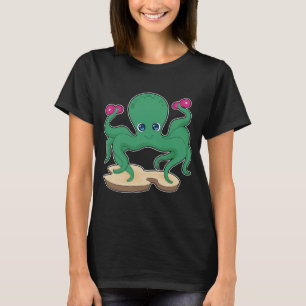 T-shirt Octopus Force entraînement Dumbbells