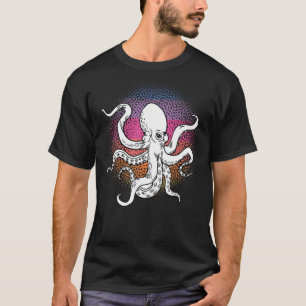 T-shirt Octopus Kraken Tentacles Marine Biologie Animal Oc