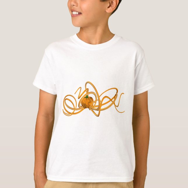 T-shirt Octopus orange (Devant)
