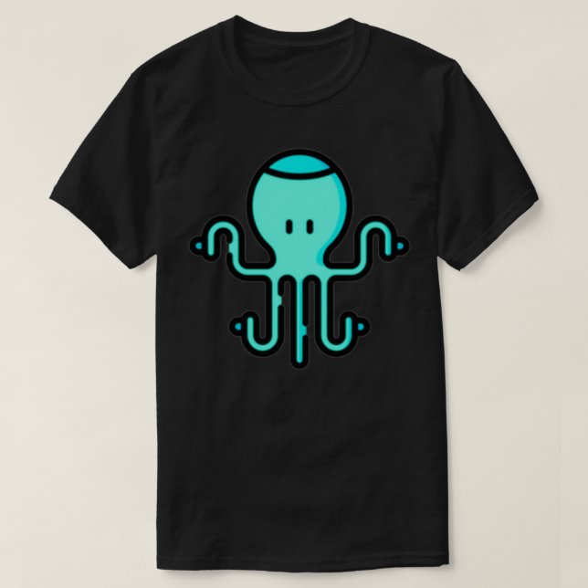 T-shirt Octopus Pour Rocktopus (Design devant)