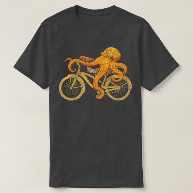 T-shirt Octopus Riding (Design devant)