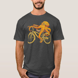 T-shirt Octopus Riding