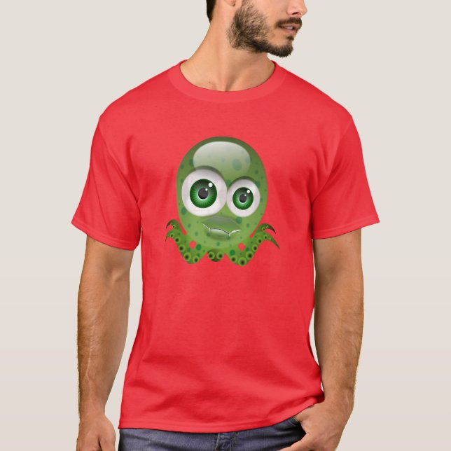 T-shirt Octopus. T-shirt. (Devant)