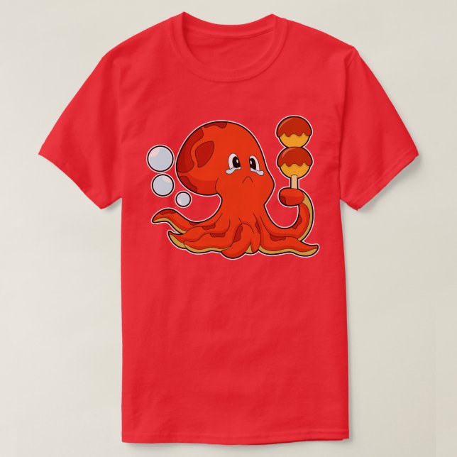 T-shirt Octopus Takoyaki (Design devant)