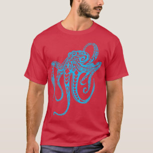 T-shirt Octopus Tribal - Tribal Polynésien - Octopus