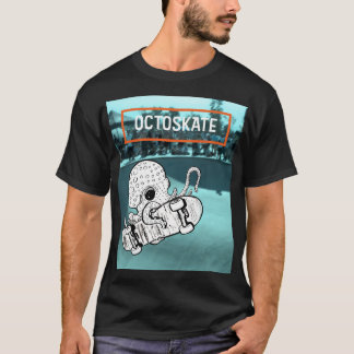 T-shirt Octoskate Skateboarding Octopus