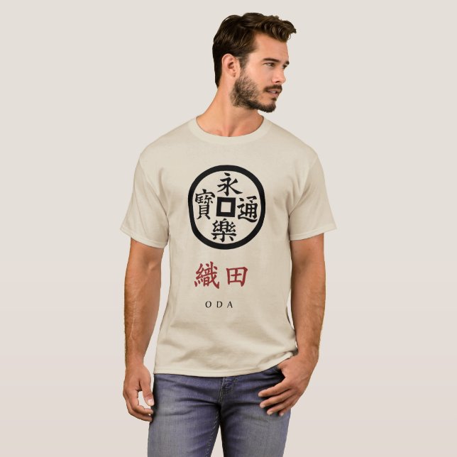 T-shirt Oda Clan Crest (Kamon) (Devant entier)