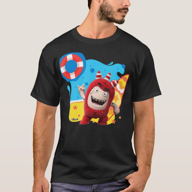 T-shirt Oddbods Fuse Fun Summertime at the Beach  (Devant)