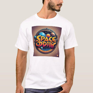 T-shirt Oddolution spatiale par Oddball Cow