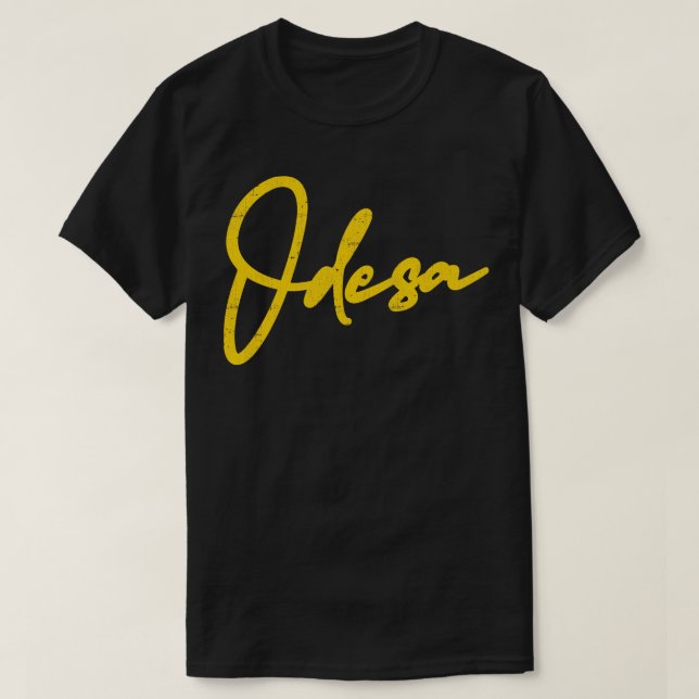T-shirt Odesa Conception Vintage (Design devant)