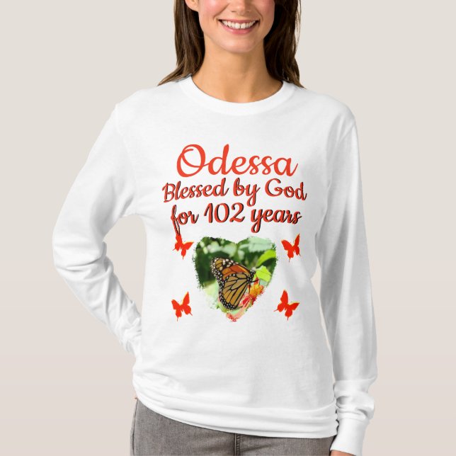 T-shirt Odessa 102 Anniversaire (Devant)