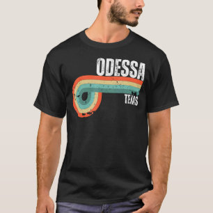 T-shirt Odessa City Texas State Vintage Retro Souvenir