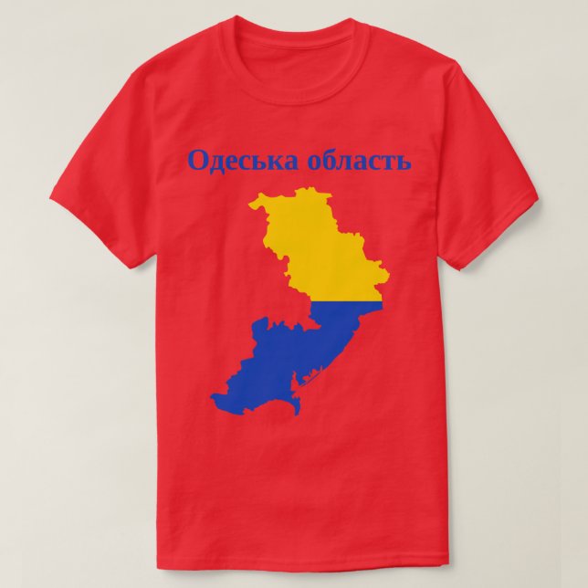 T-shirt Odessa Oblast Ukraine (Design devant)