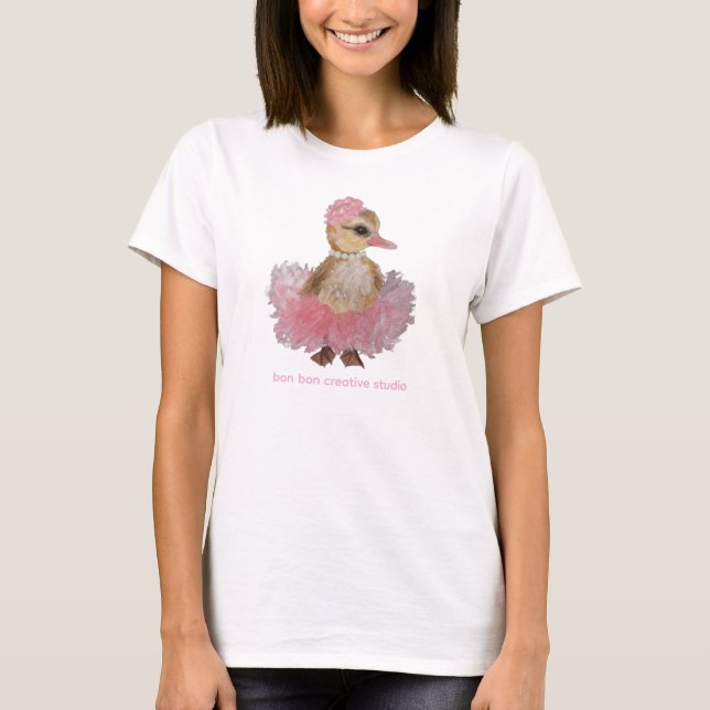 T-shirt Odette la Ballerine Caneton (Devant)