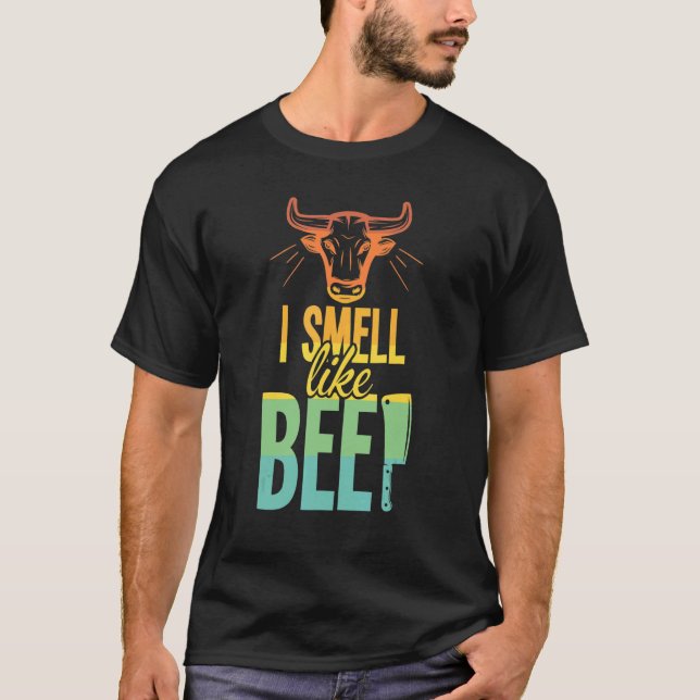 T-shirt Odeur Comme Bouchers De Viande De Boeuf (Devant)