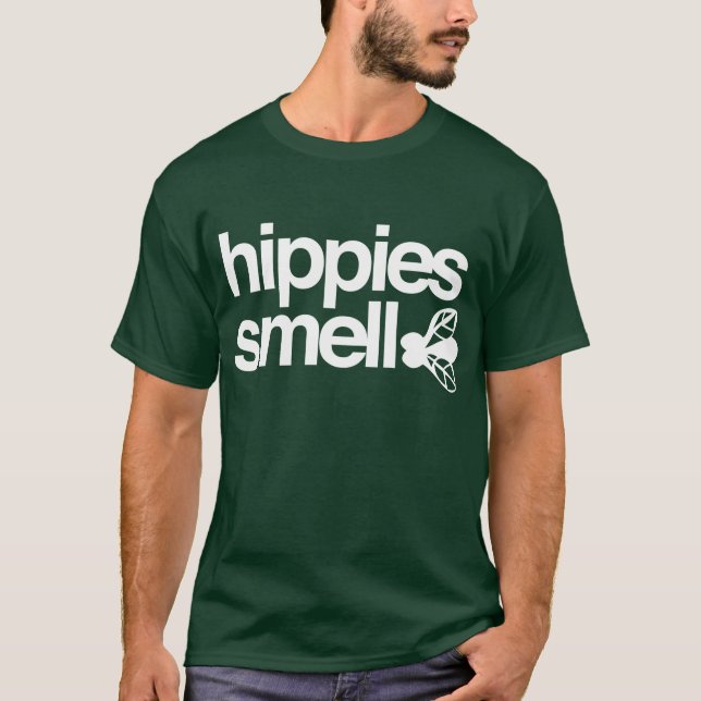 T-shirt Odeur de hippies (Devant)