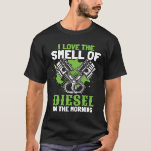 T-shirt Odeur De Moteur Diesel Chauffeur De Camion Mécaniq
