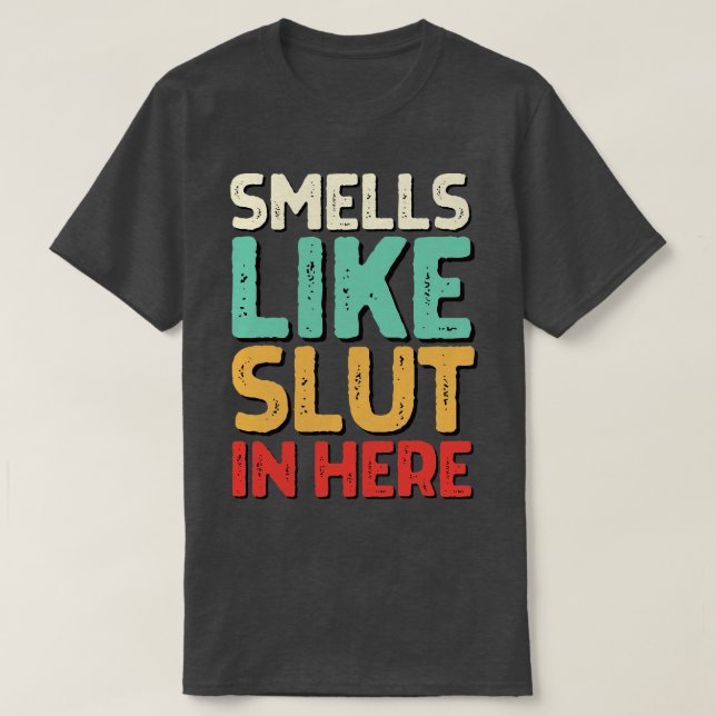 T-shirt Odeurs Comme Dans Ici L'Humour Adulte Offensif Amu (Design devant)