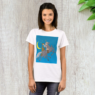 T-shirt Odin Riding Sleipnir Norse Mythologie Vive Dieu