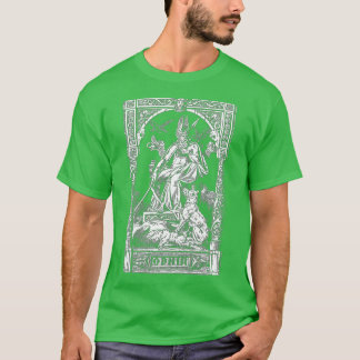 T-shirt Odin sur son trône Norse Viking Mythologie Allfath