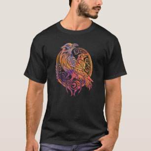 T-shirt Odins Raven Norse Mythologie Viking Birds Celtic K