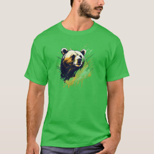 T-shirt Odyssée des ours vintage garçon