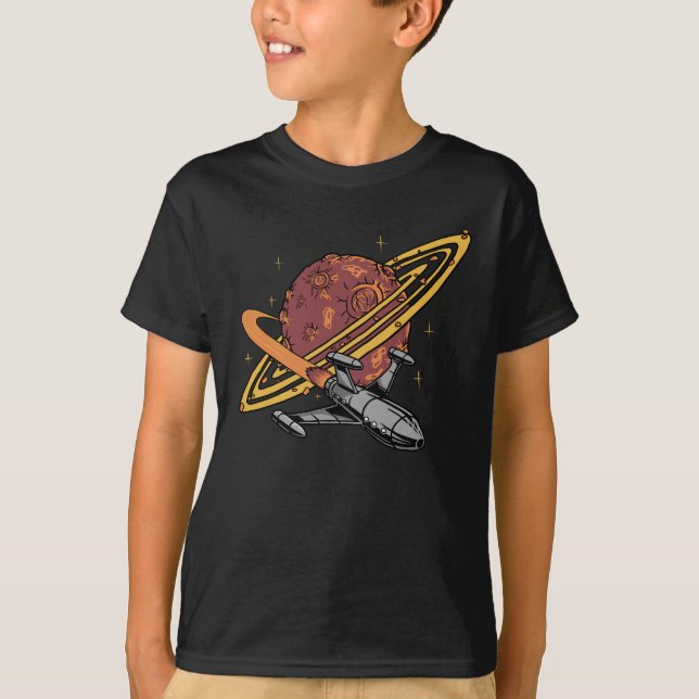 T-shirt Odyssée spatiale : le secret de Saturne (Devant)