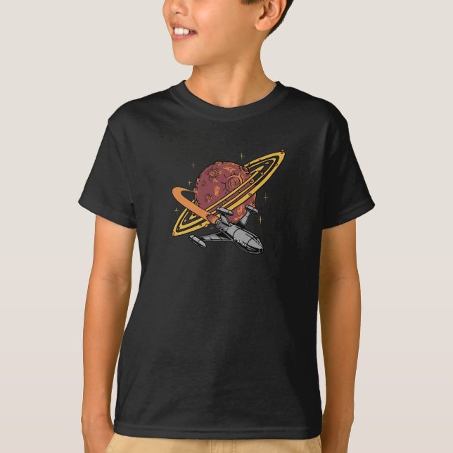 T-shirt Odyssée spatiale : le secret de Saturne (Devant)