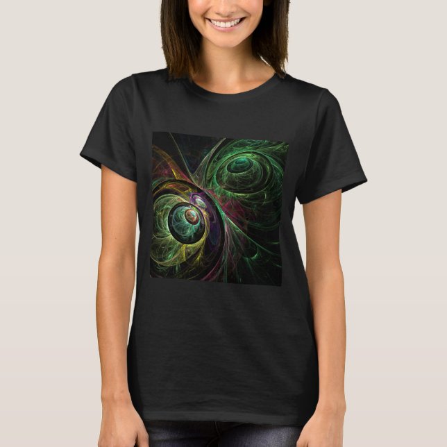T-shirt OEil aux yeux Art Abstrait (Devant)