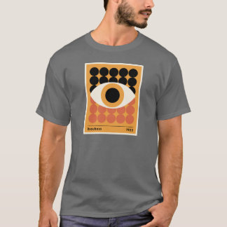 T-shirt Œil Bauhaus Marron BA6 Premium