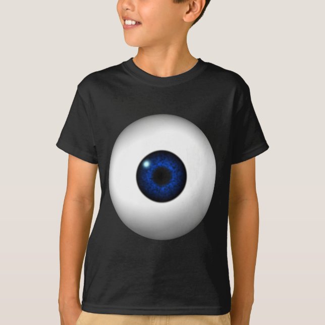T-shirt oeil bleu (Devant)